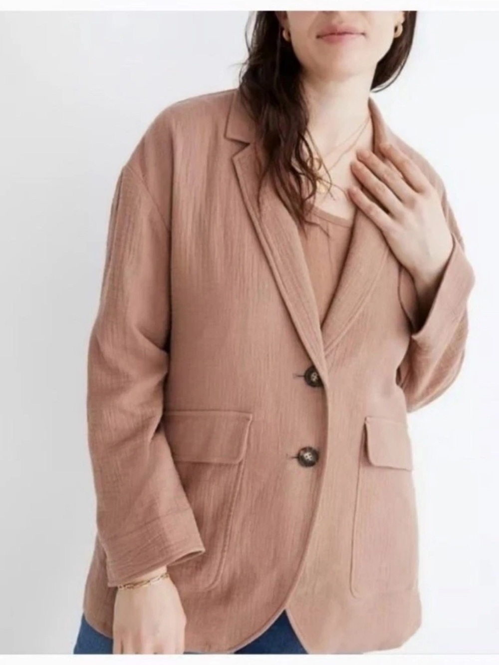 Cotton linen Larson Madewell Blazer XXS